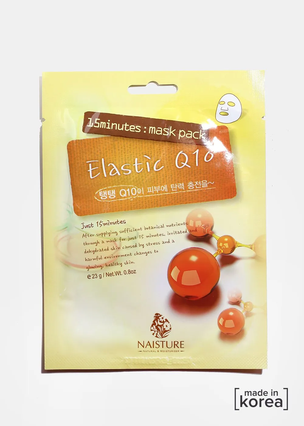 15-Minute Facial Mask - Elastic Q10