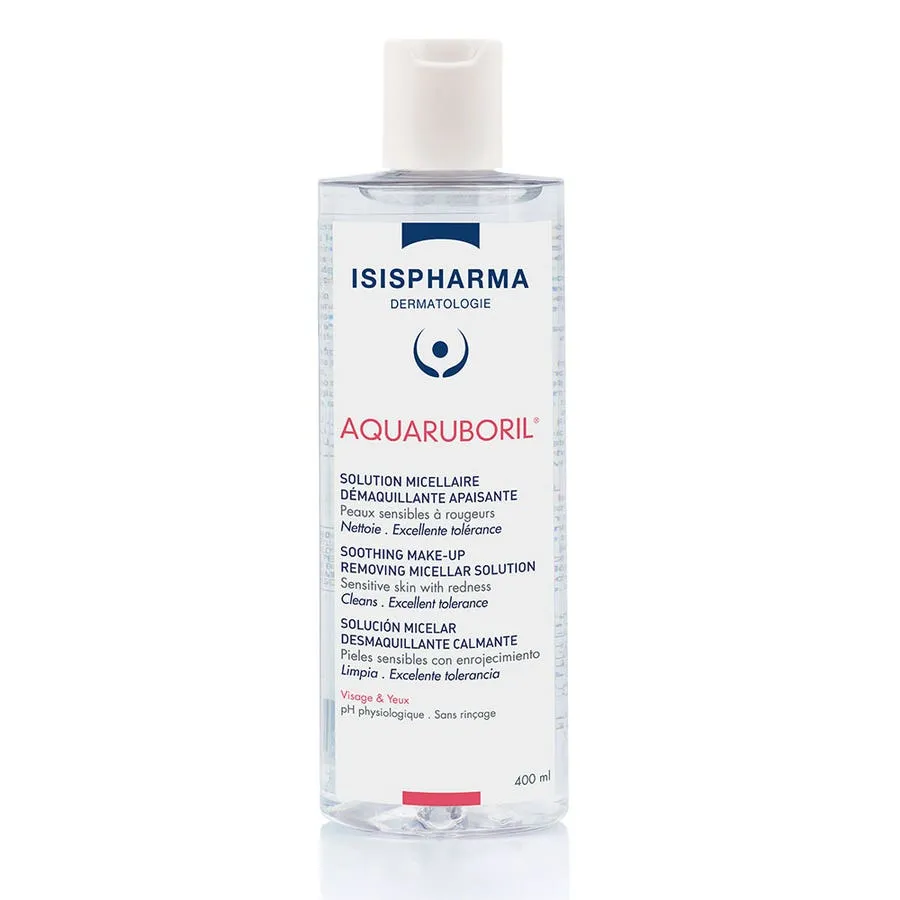 Aquaruboril Make Up Removing Micellar Solution Skin Prone To Redness 200ml Isispharma