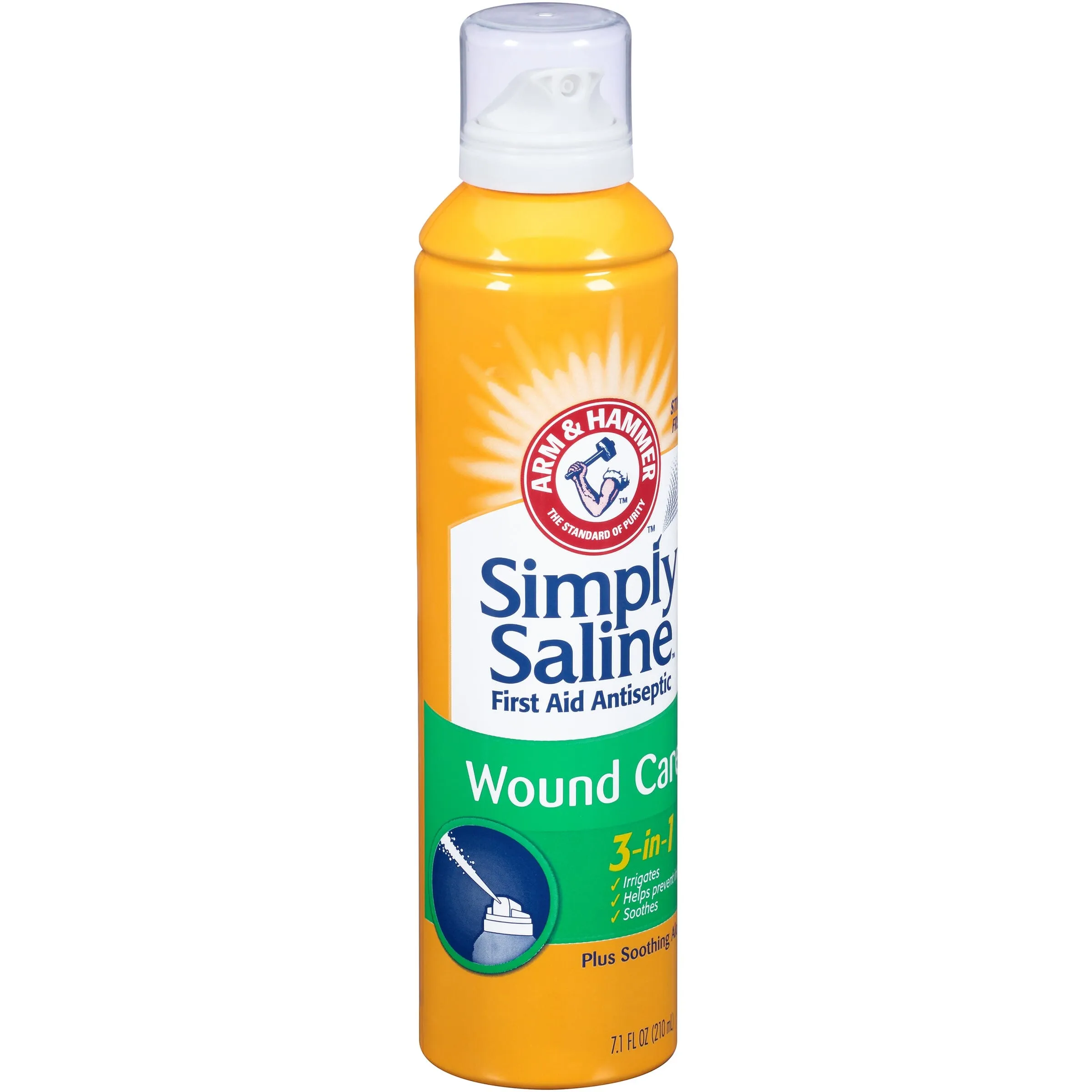 Church & Dwight Simply Saline 3 in 1 Wound Wash, 7.1 oz