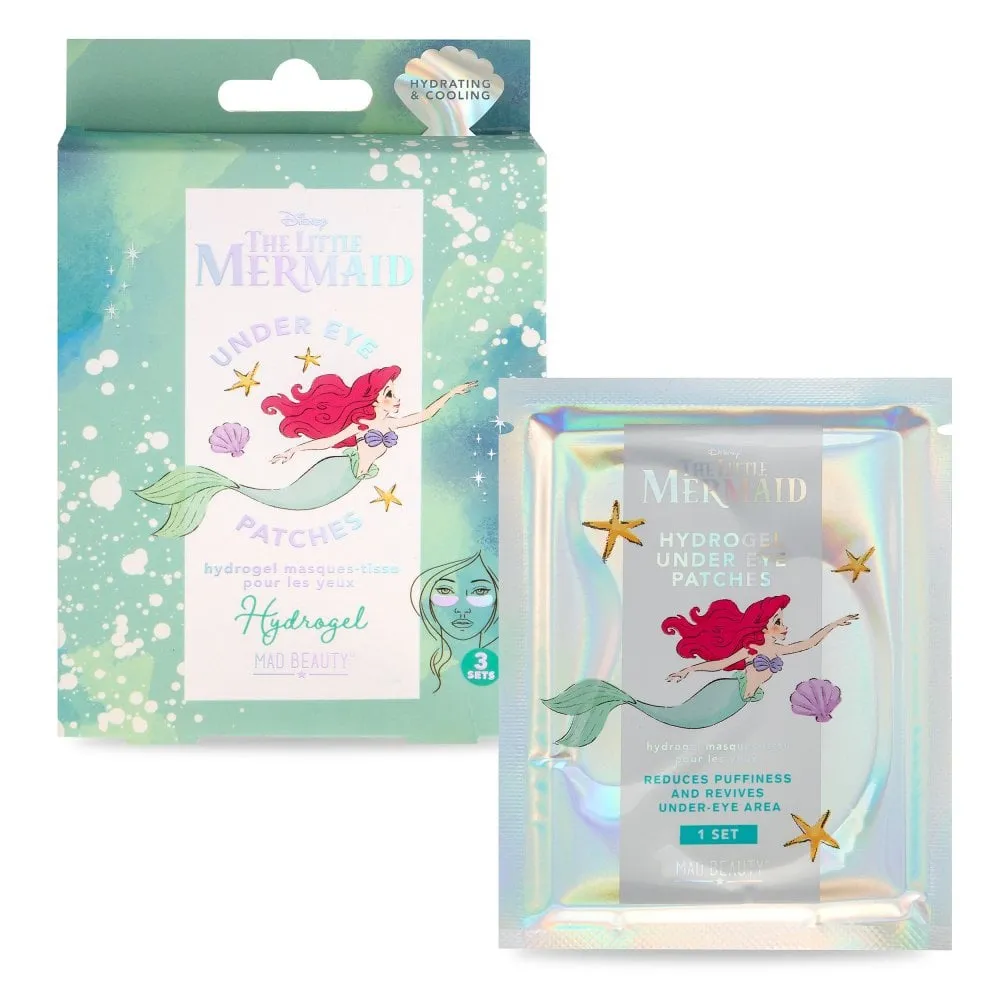 Disney The Little Mermaid Hydrogel Under Eye Masks by Mad Beauty