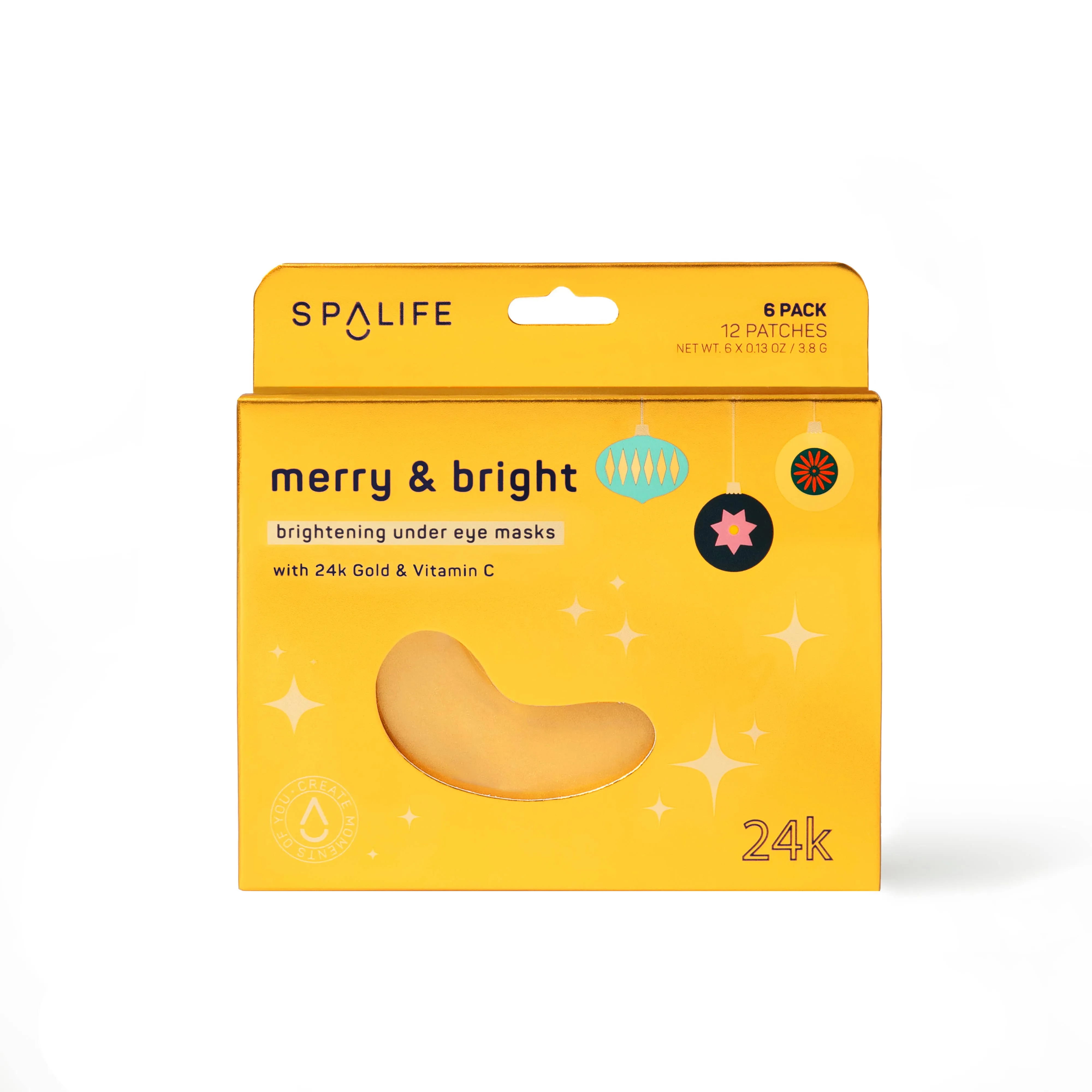 HOLIDAY MERRY   BRIGHT SMOOTHING UNDER EYE MASKS - 6 Pairs