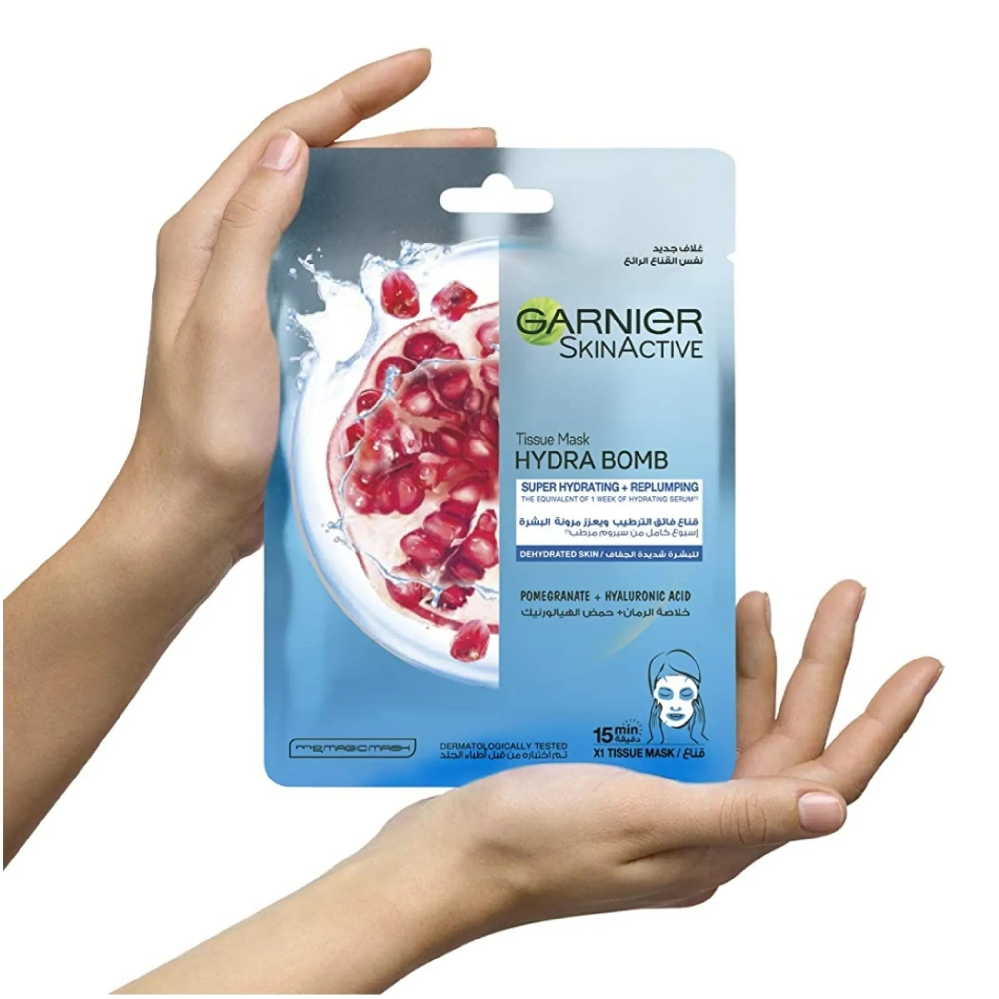 Hydra Bomb Pomegranate Super-Hydrating & Replumping Tissue Mask for Dehydrated Skin