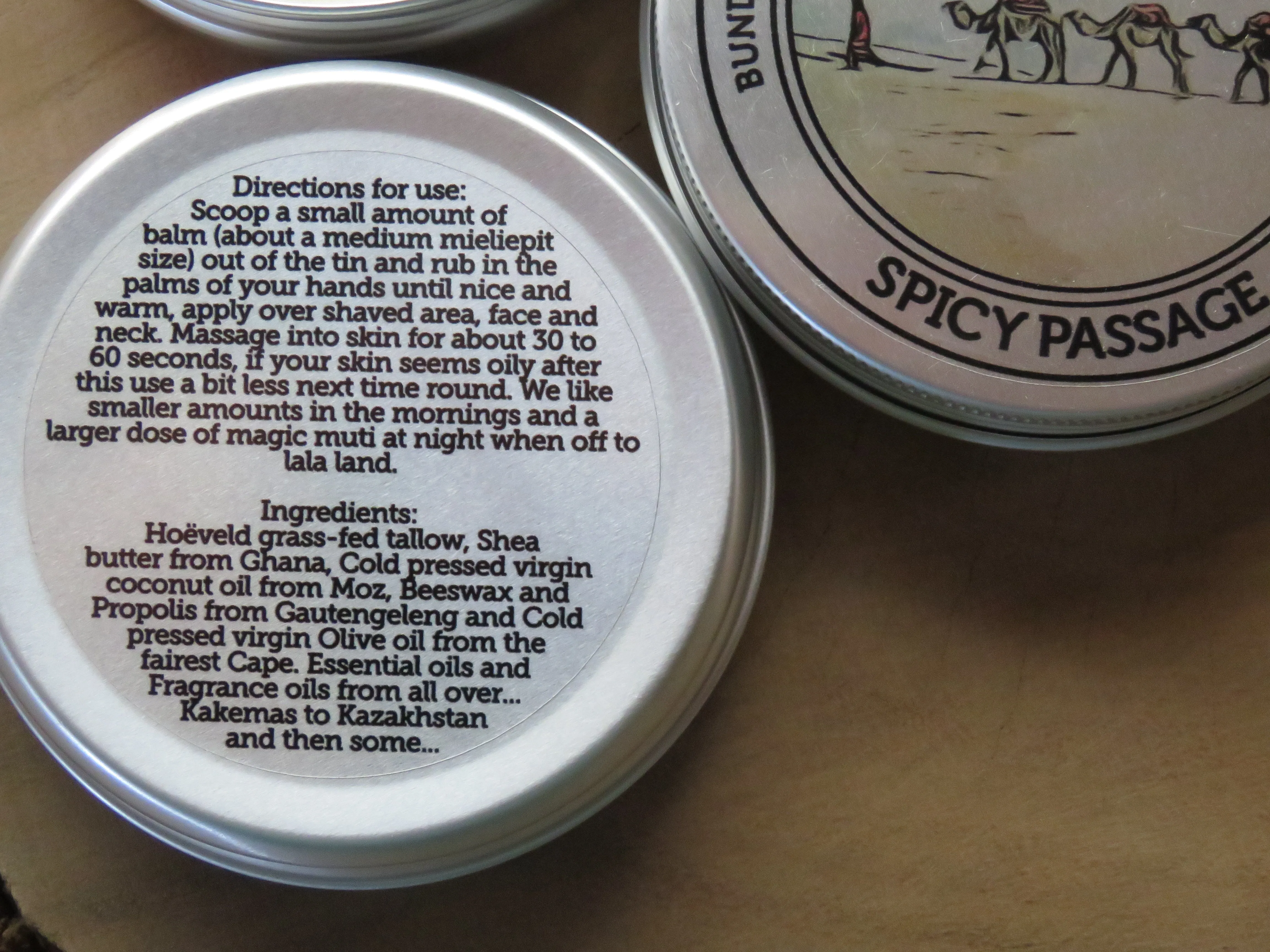 'My Bliksem' aftershave balm 'Spicy Passage'