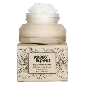 Poppy & Pout Lip Scrub - Marshmallow Creme