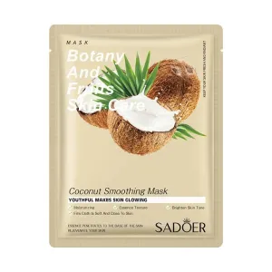 Sadoer - Botany And Fruits Coconut Smoothing Face Sheet Mask