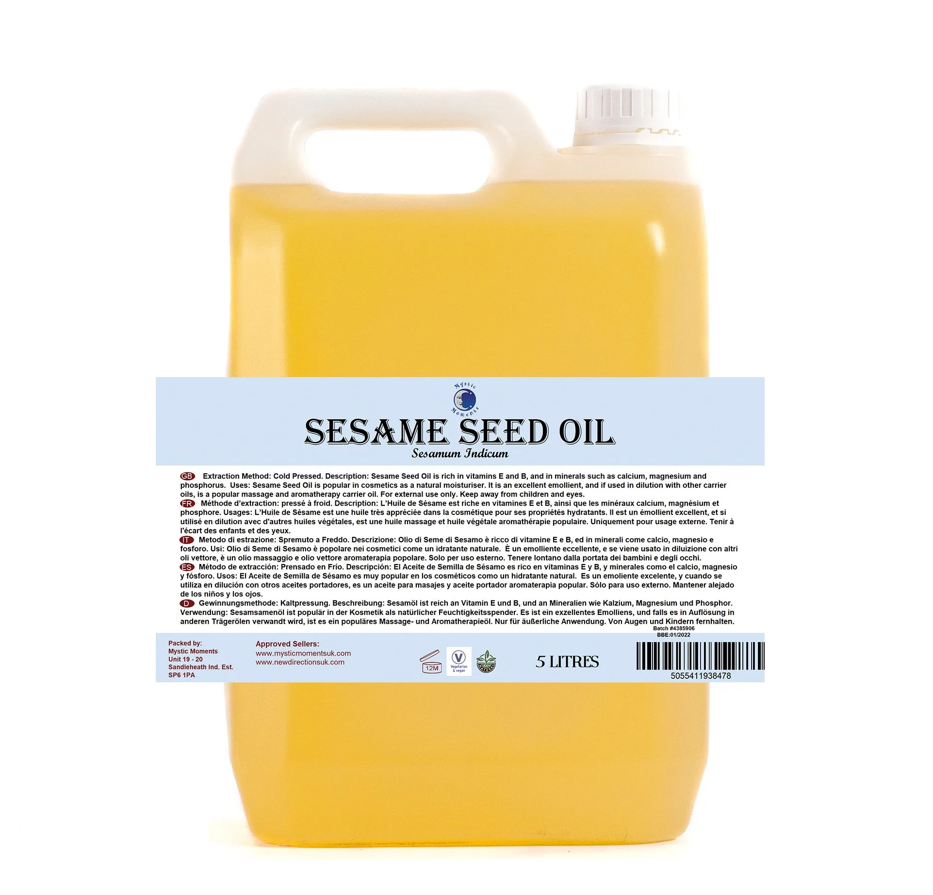 Sesame Seed Carrier Oil